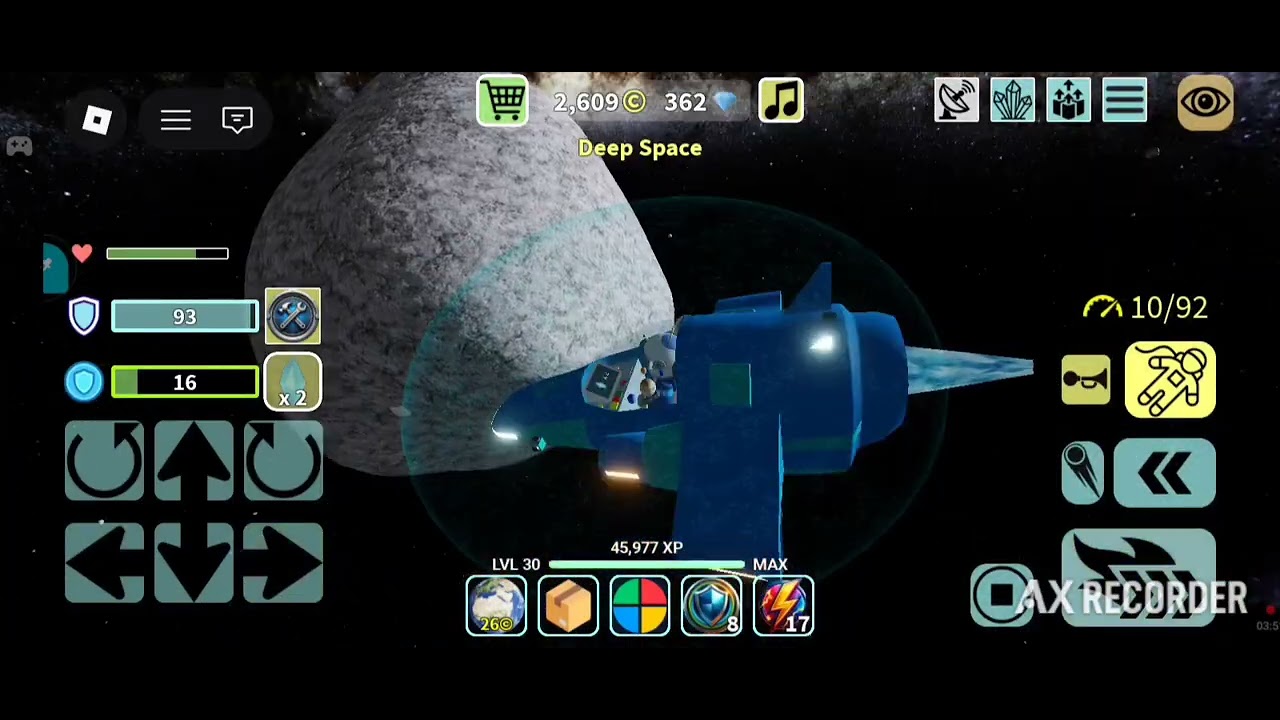 Exploring Solar Centaurs in the space simulator on Roblox 