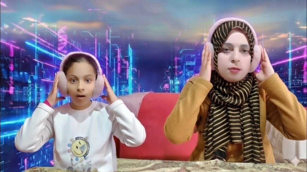 تحدي السماعه ب🔊 بيني انا وبنت اختي|ضحك كان هستيري 😂