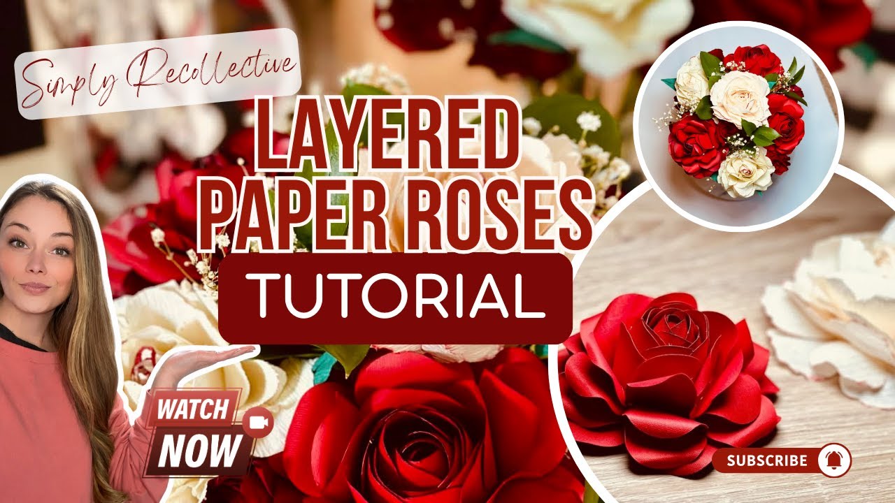 This Paper Rose Looks Advanced (It’s Only Assembly!) | Cricut Beginner Tutorial