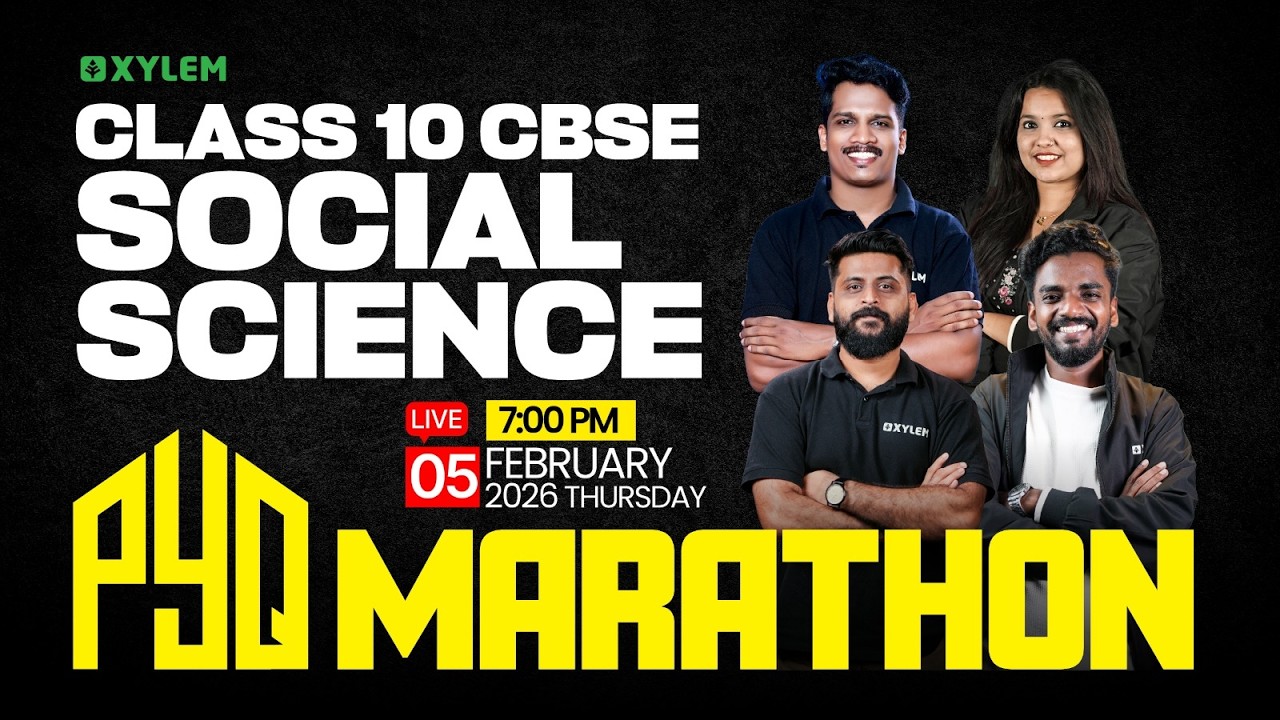 Class 10 CBSE Social Science | PYQ Marathon | Xylem Class 10 CBSE