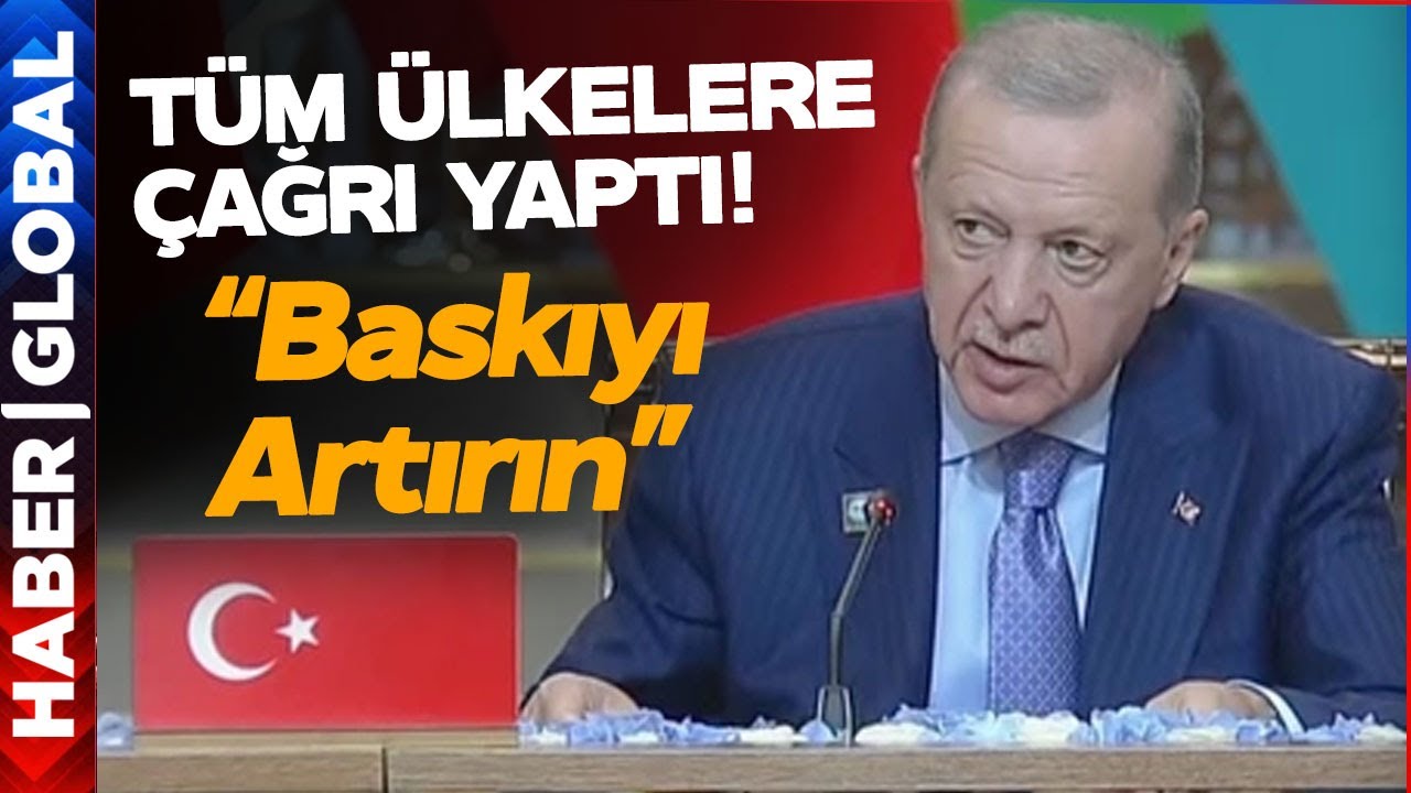 Erdoğan Astana'dan Tüm Dünyaya Çağrıda Bulundu! 
