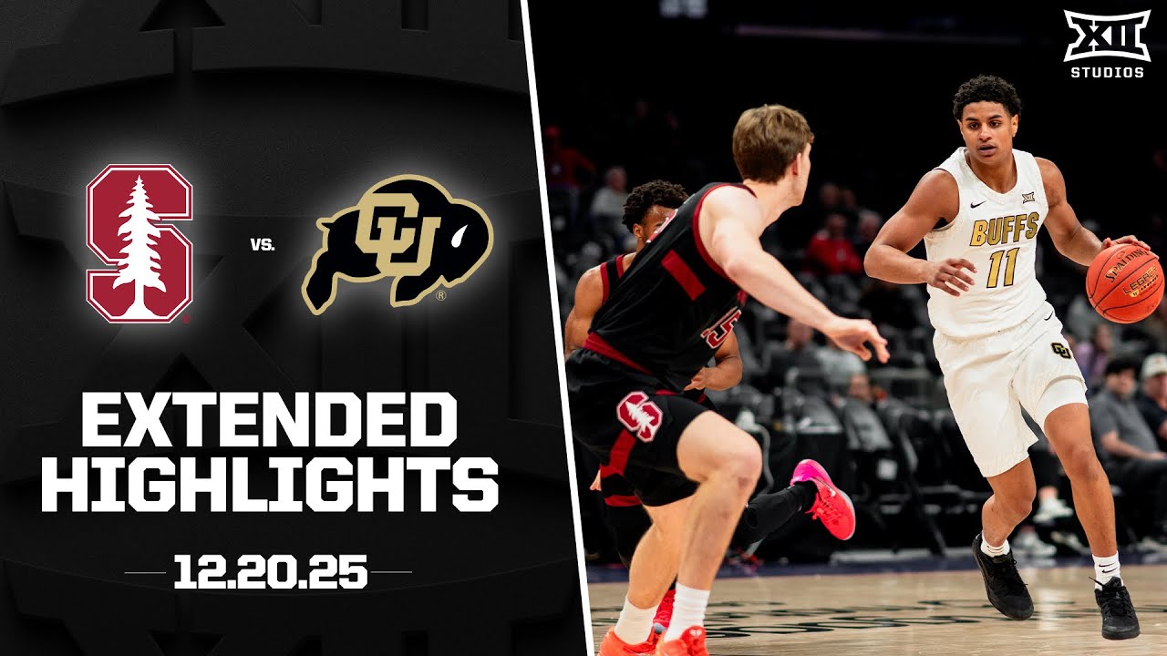 Stanford vs. Colorado Extended Highlights | 2025-26 Big 12 Men's Basketball