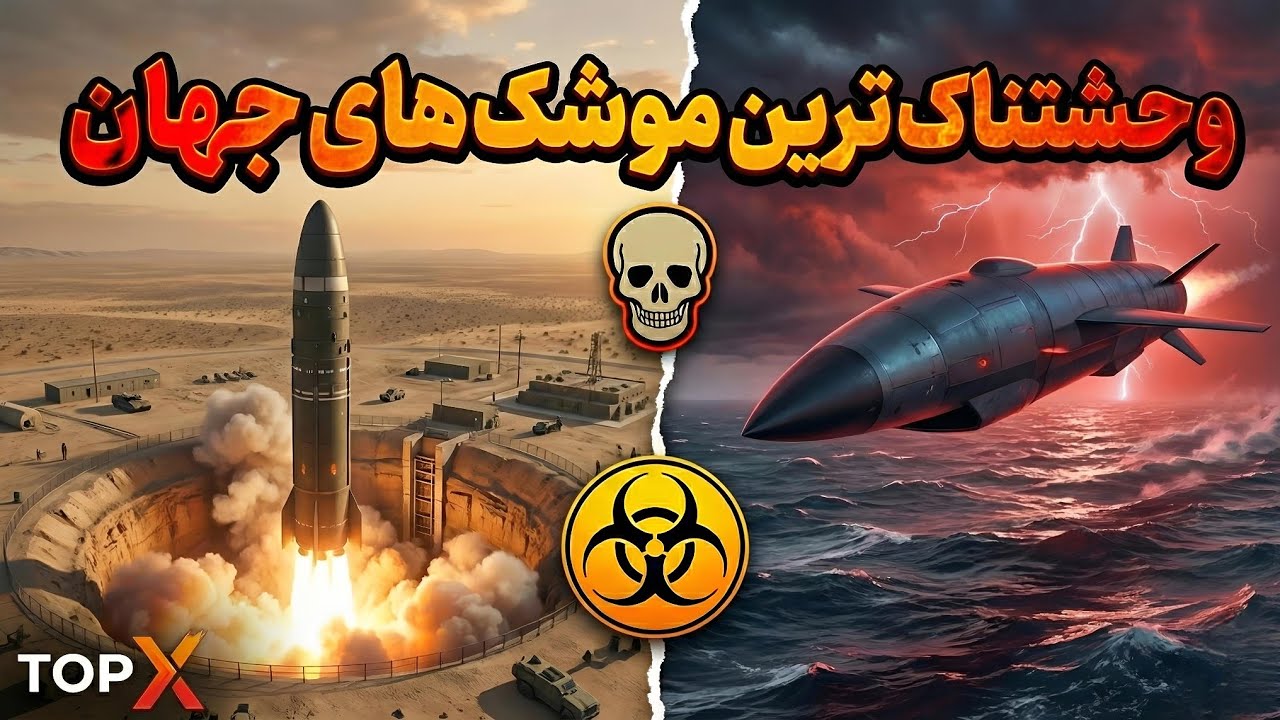 خطرناک‌ترین موشک‌های جهان | سلاح‌هایی که هرگز نباید شلیک شوند؟😯