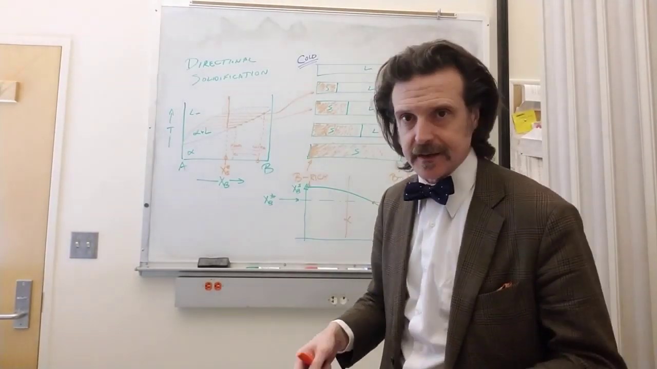 Reading Phase Diagrams, Part 11 of 12, Directional Solidification
