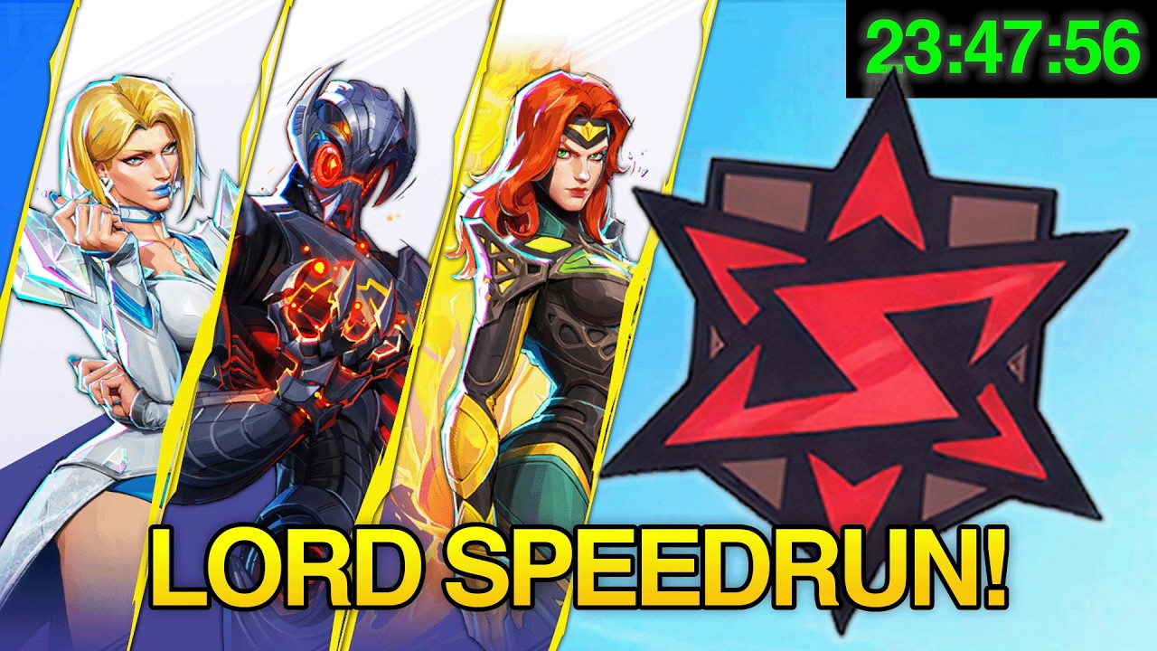 Can I Speedrun LORD On EACH Role In Under 24 Hours? (Marvel Rivals)