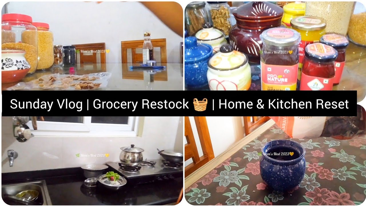 Sunday Vlog 🧺 | Grocery Restock & Home Routine | Tamil 