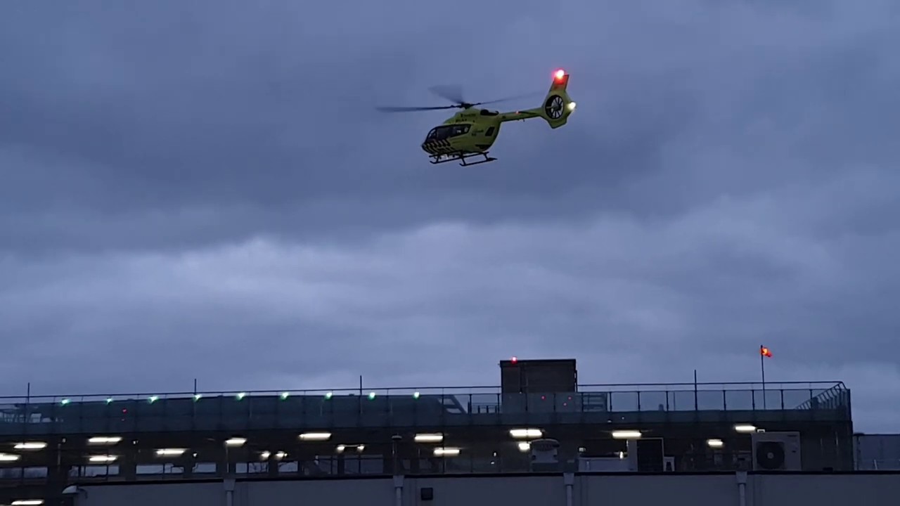 Waddenheli Airbus Helicopters H145 PH-HOW Approach and landing MCL Leeuwarden