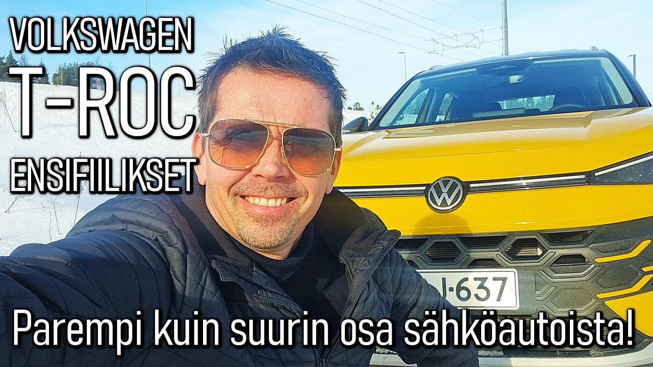 Parempi kuin suurin osa sähköautoista! Ensifiilikset Volkswagen T-Rocista