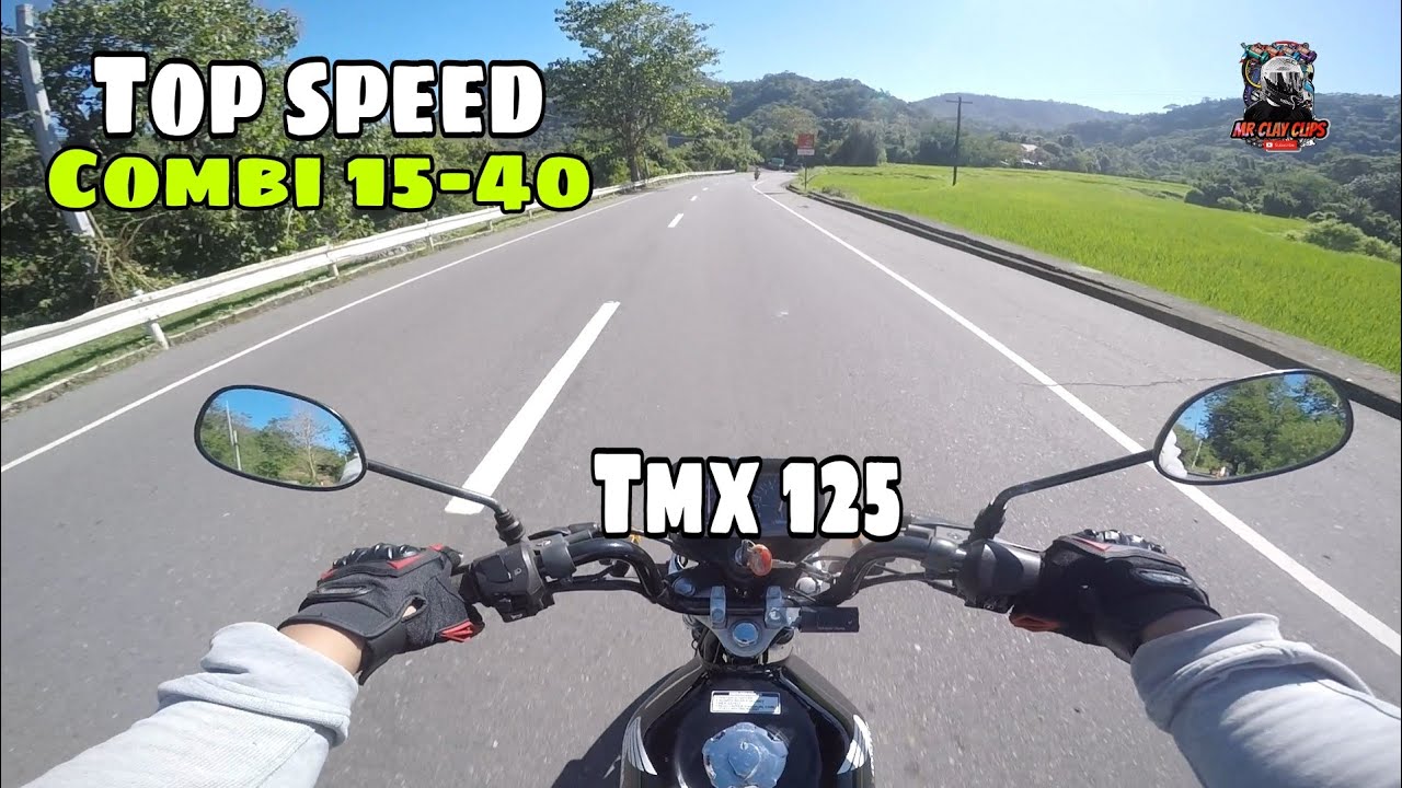 Top speed | sprocket combi 15-40 | Tmx 125 | Mr Clay Clips
