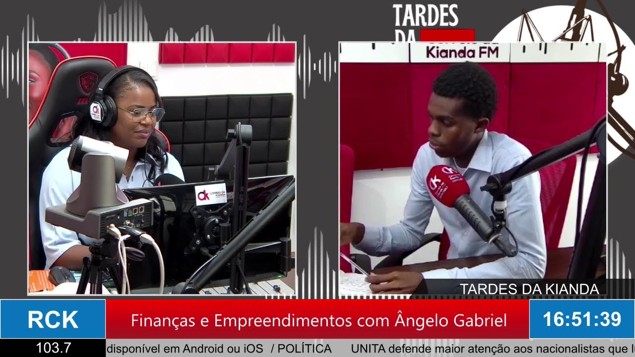 Tardes da Kianda: Finanças e Empreendimentos com Ângelo Gabriel - 103.7 FM - 05/02/2026