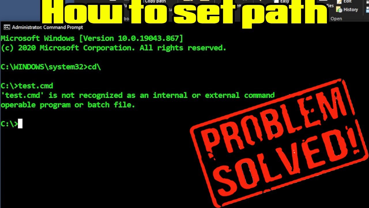 How to add environment variable in windows 10