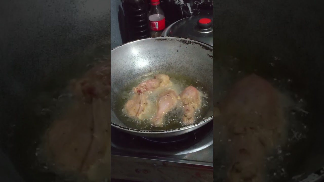 Pinasimpleng sa pritong manok#lutongbahay 