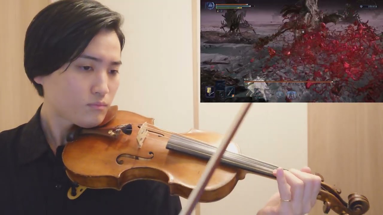 ストラゲス Dreg lord theme BGM violin cover. ELDEN RING NIGHTREIGN