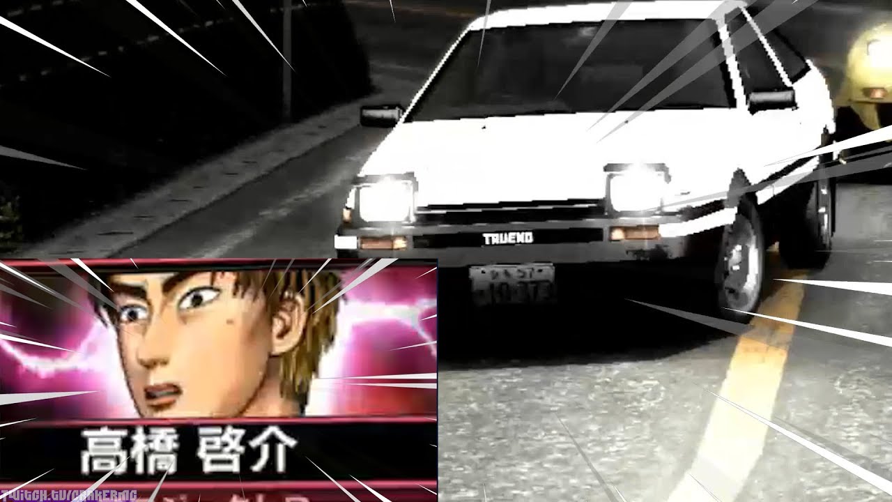 INITIAL D. when videogame overtakes anime.