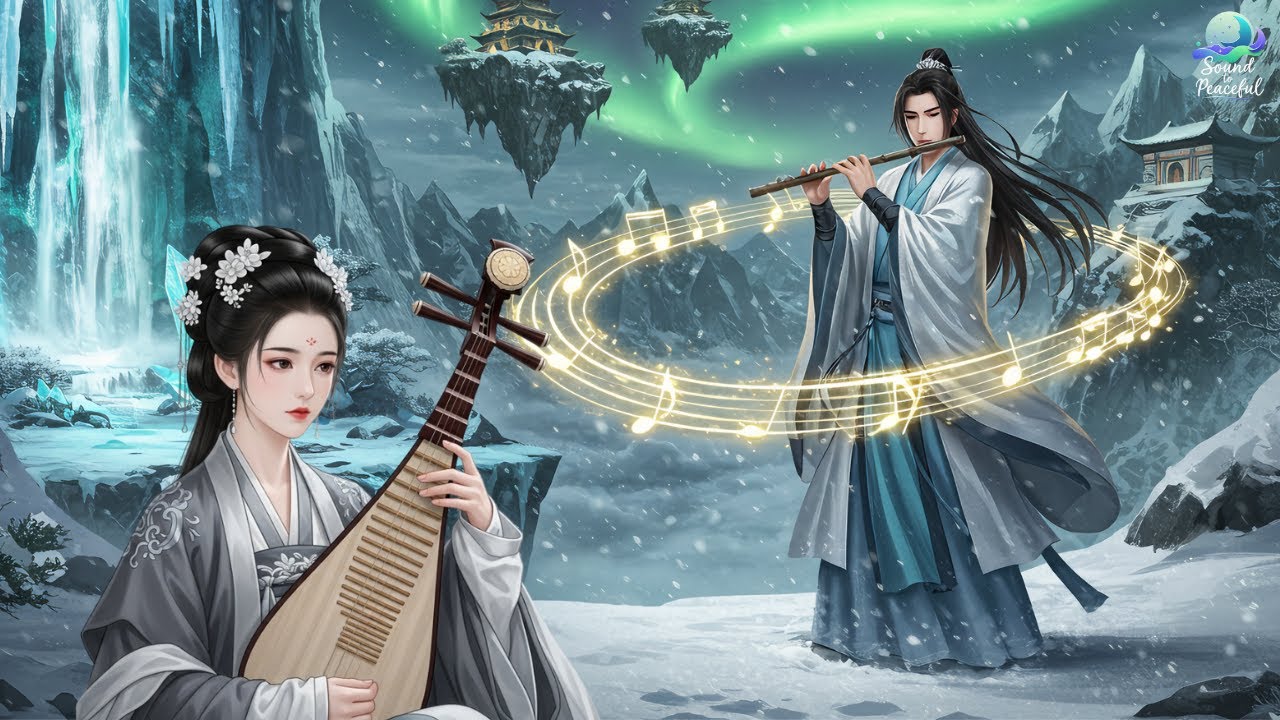 Chinese Zen Music🍃Guzheng, Erhu & Bamboo Flute for relaxation & stress relief @soundtopeaceful
