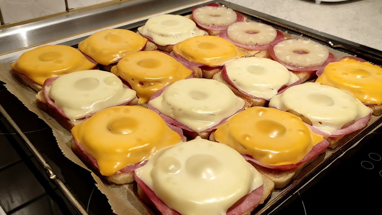 Hawaii Toast machen ganz einfach und schnell was ganz Leckeres