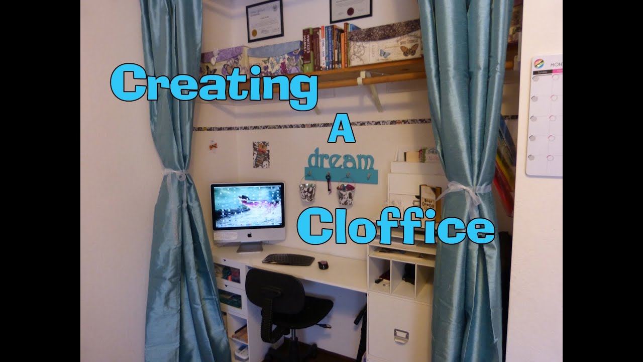 Creating a Cloffice (Closet Office)