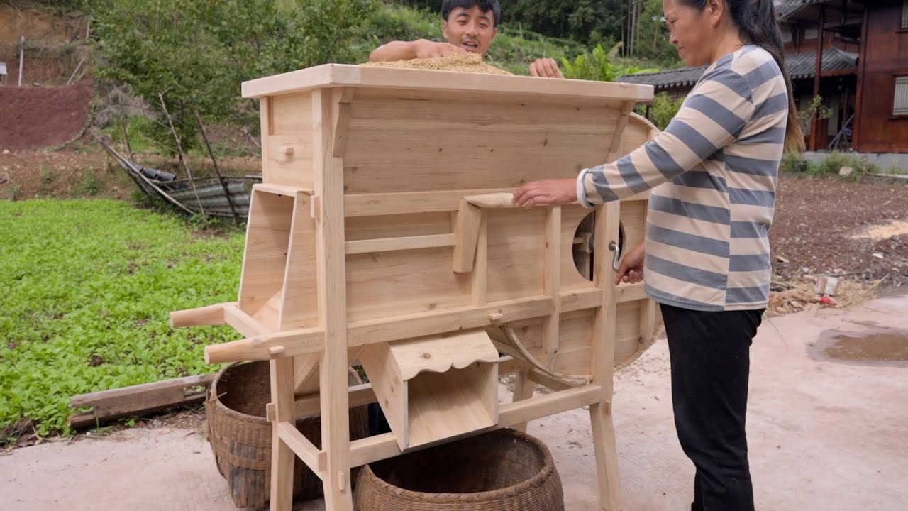 Make a winnowing machine. Do you know what it is used for?