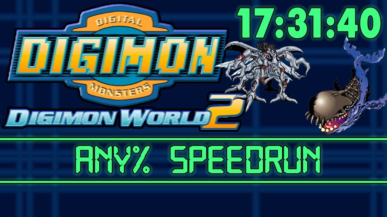 Digimon World 2 - Any% Speedrun (17:31:40)