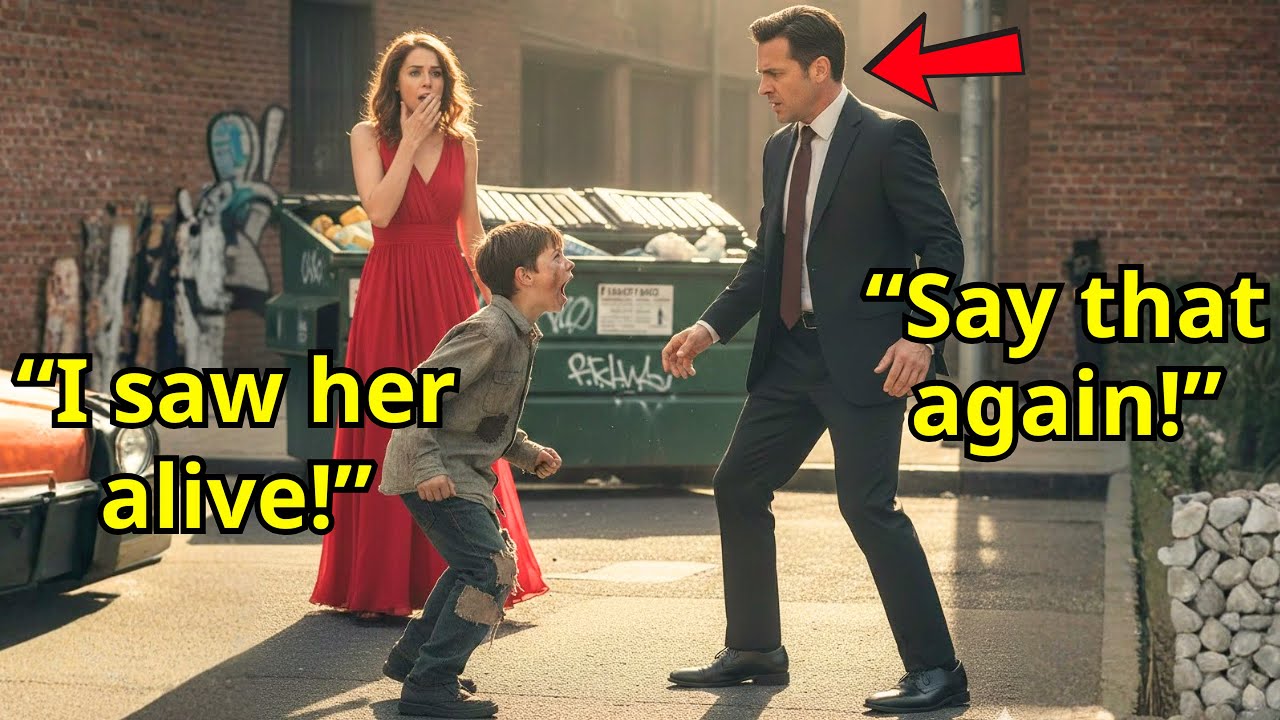 “Your mother is alive! I saw her in the garbage dump!” the poor boy shouted at the millionaire