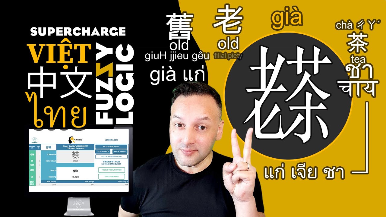 㗂越 Supercharge Learning Vietnamese with Chinese and Thai Fuzzy Logic | Tiếng Việt ไทย 中文