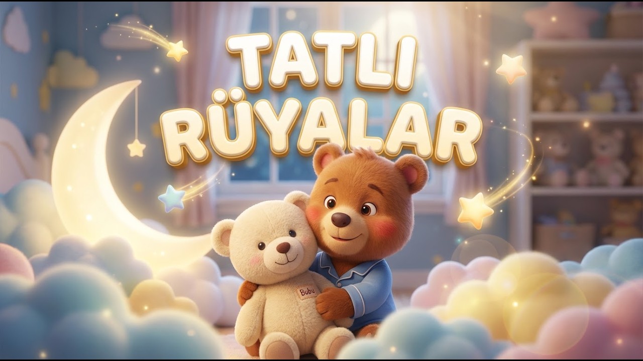 Bebekler ve Çocuklar İçin Rahatlatıcı Uyku Animasyonu 🌟 | Ayı Bubu