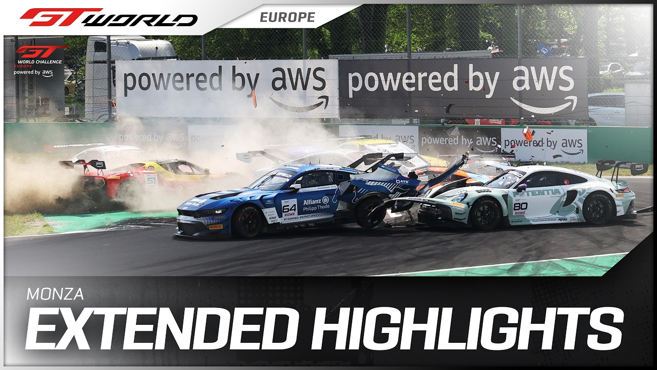 Extended Highlights | Monza | GT World Challenge Europe powered by AWS