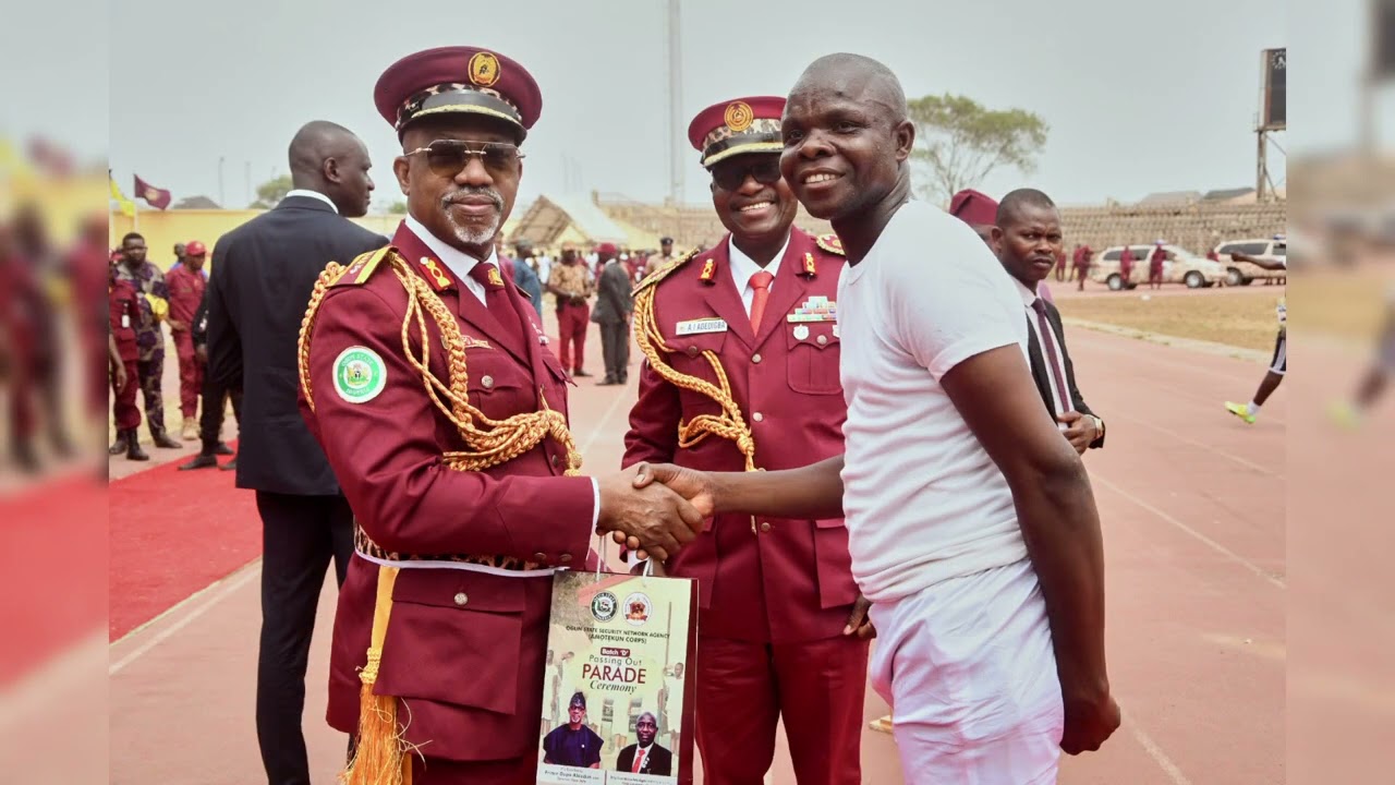 Ogun Amotekun 2024 & 2025 Passing Out Parade Ceremony