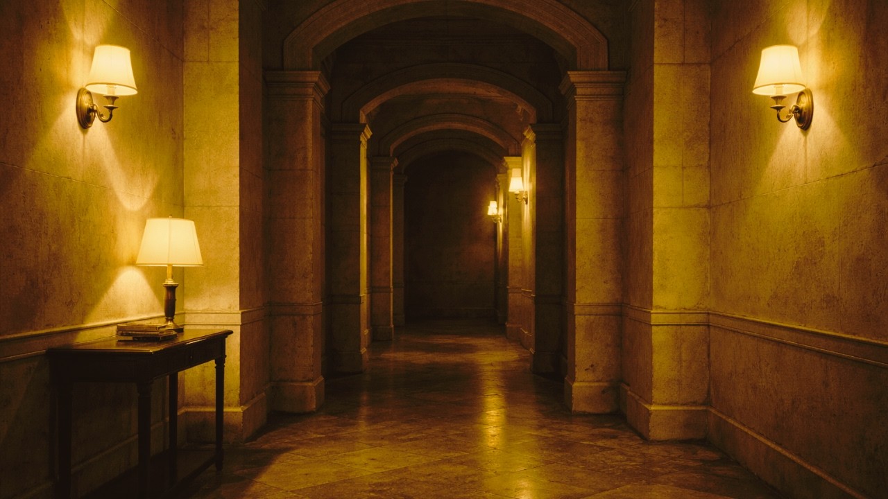 Quiet Interiors — Night Study Ambience | Roman Palazzo
