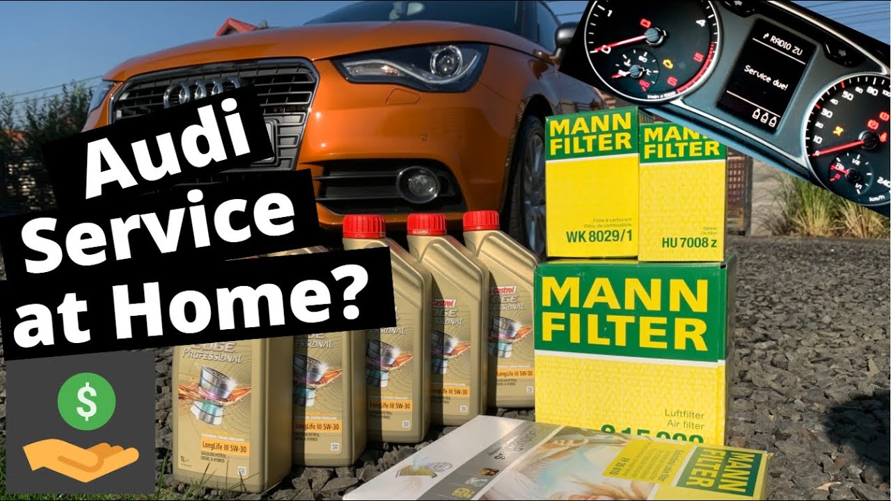 How to Service Audi A1/A3 1.6 TDI / 2.0 TDI - Oil and filters change
