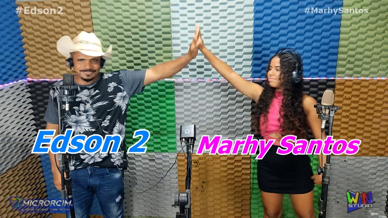 Edson 2 Part. Marhy Santos - Descobri Que Ti Amo (COVER) - WN Studio