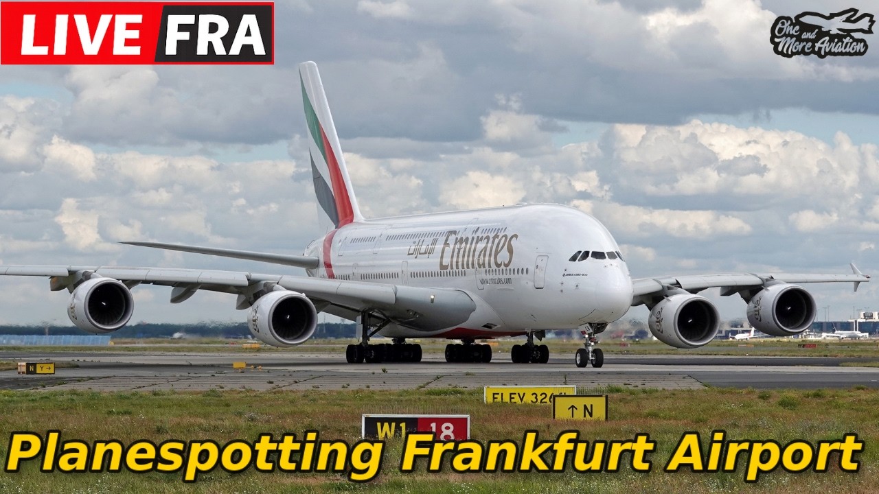 🔴Live Planespotting Frankfurt Airport am Dienstag | EK45 A380 🛬