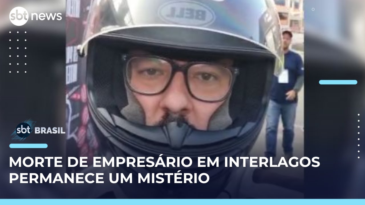 Polícia confirma que sangue encontrado no carro de empresário é humano | #SBTBrasil