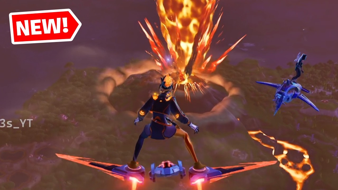 Fortnite OG Volcano Explosion Live Event Full [NO COMMENTARY] - Fortnite Unvaulting Event