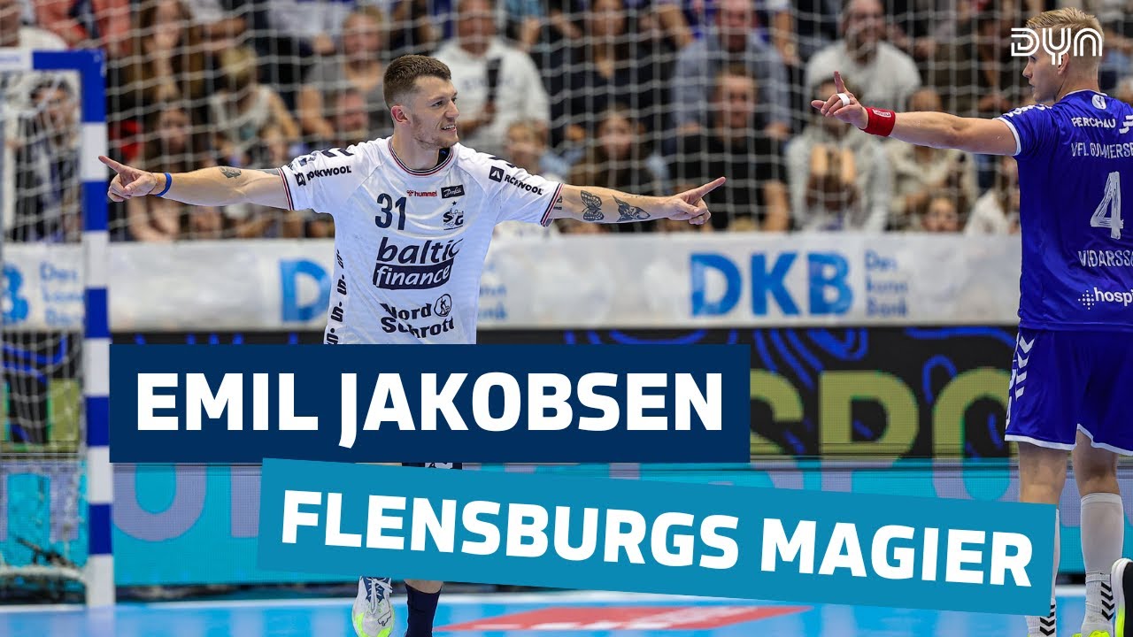 Emil Jakobsen verzaubert die Liga – Seine schönsten Tore | DAIKIN Handball-Bundesliga | Dyn Handball