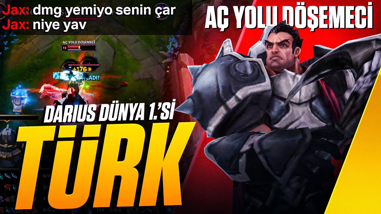 Darius dünya birincisi Aç Yolu Döşemeci analiz