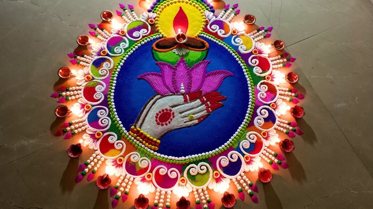 Diwali rangoli 2025  #14