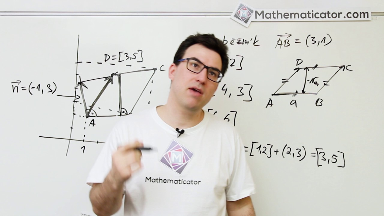 Analytická geometrie 21 - Vektory - Procvičení - Obsah rovnoběžníku
