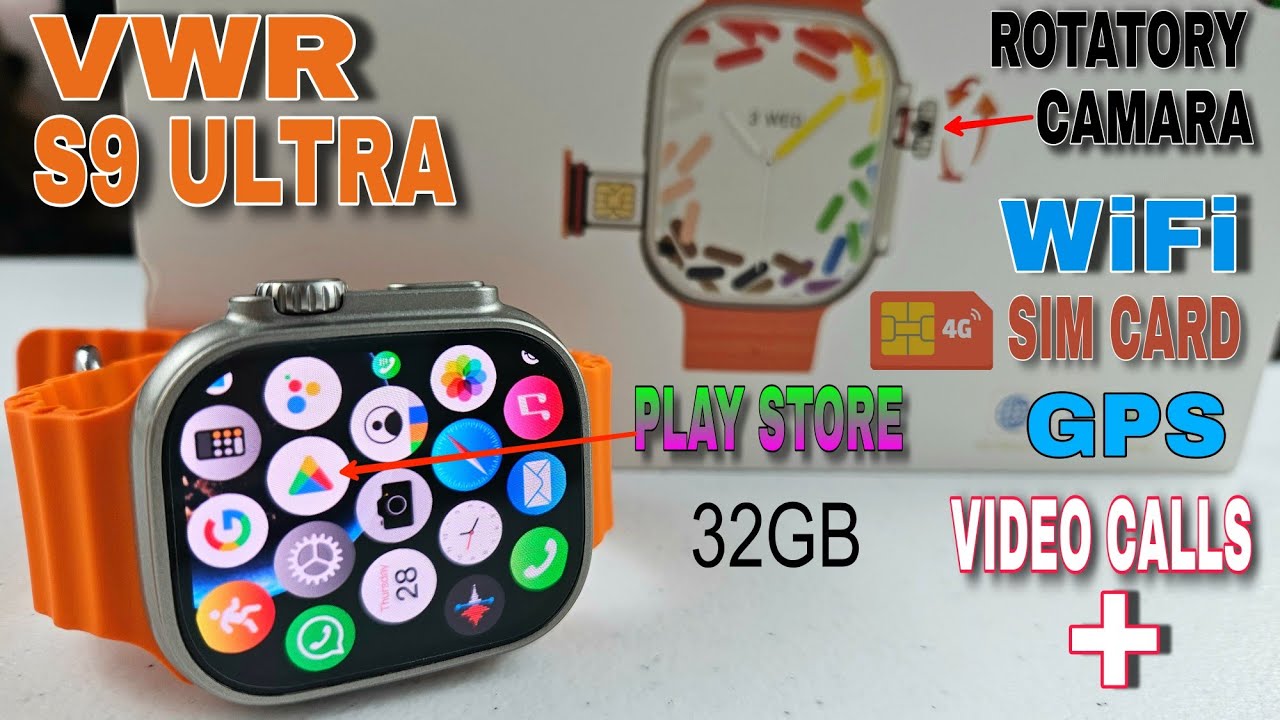 VWAR S9 ULTRA SIM-КАРТА + WIFI + GPS + Play Store