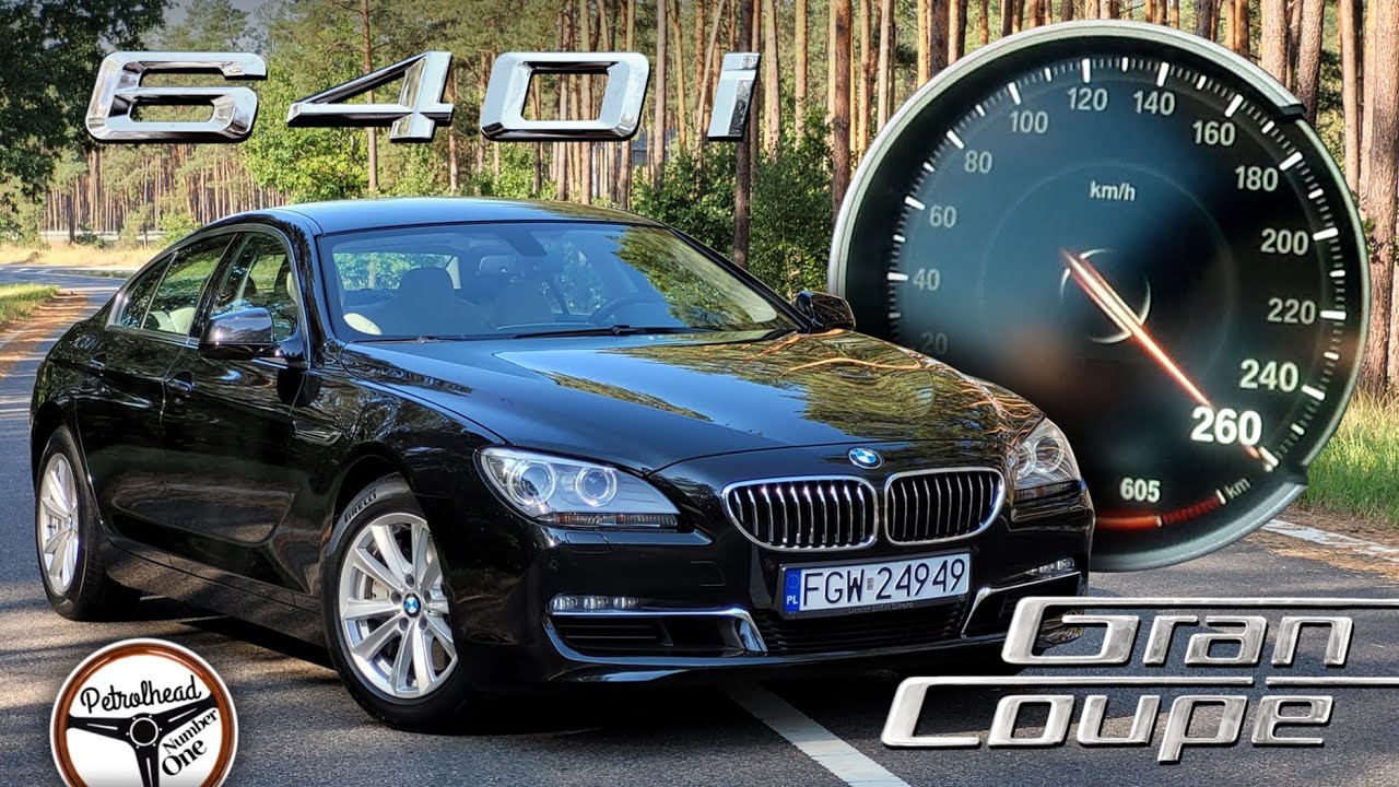 2014 BMW 640i Gran Coupé (320 KM) | V-MAX, 0-100, 100-200, 200-250 km/h. Prezentacja, AUTOBAHN | 4K