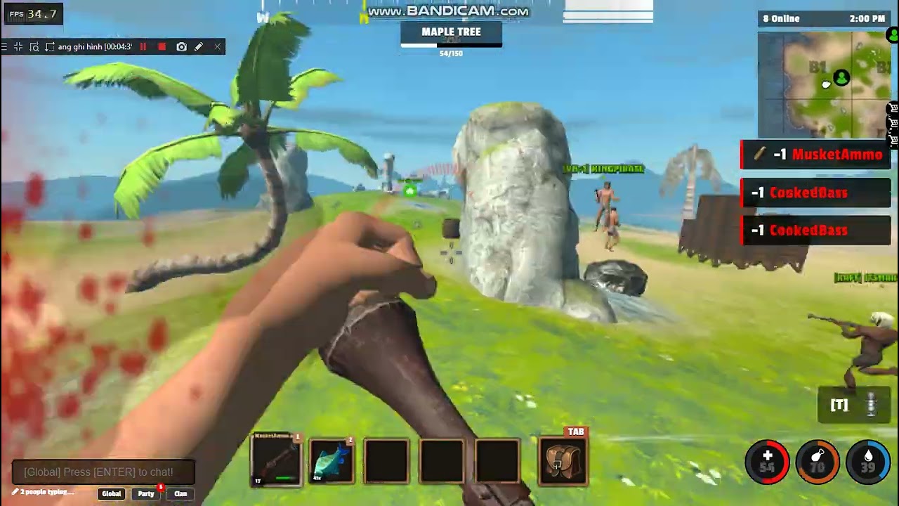 tribals.io GEAR vs VN+ / 3 vs 3 / 2 - 3 chấp bắn lag r mà vẫn không ăn được quá kém