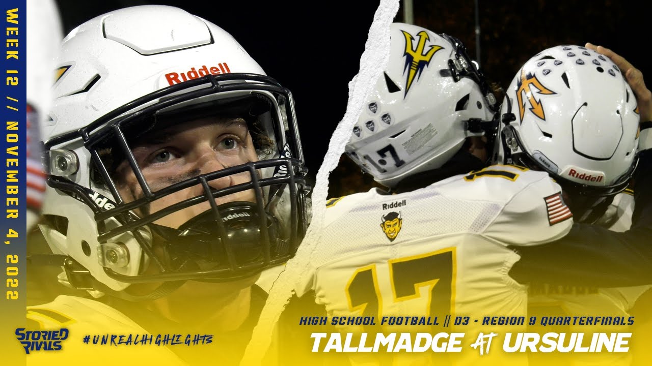 Ursuline Ends A Special Year For Tallmadge 🏈