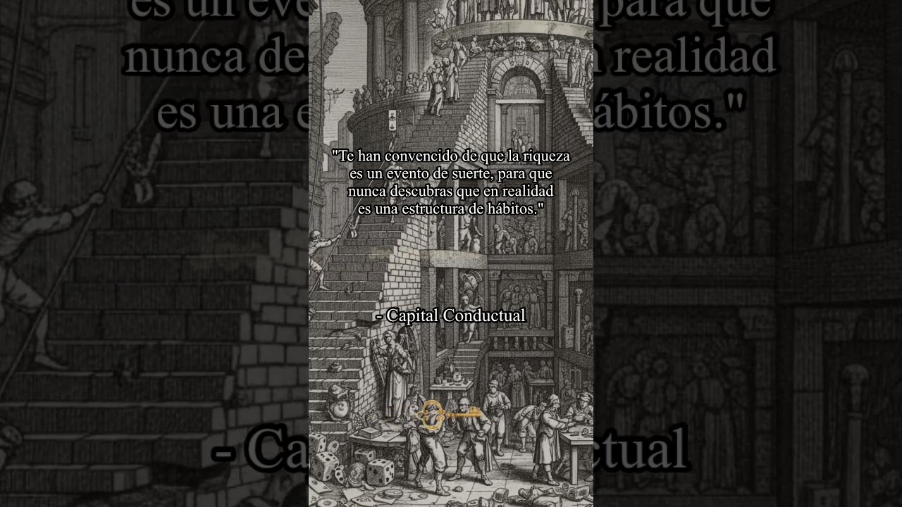 La riqueza es dise&ntilde;o, no suerte. #HabitosMillonarios #EstructuraMental #PsicologiaRiqueza