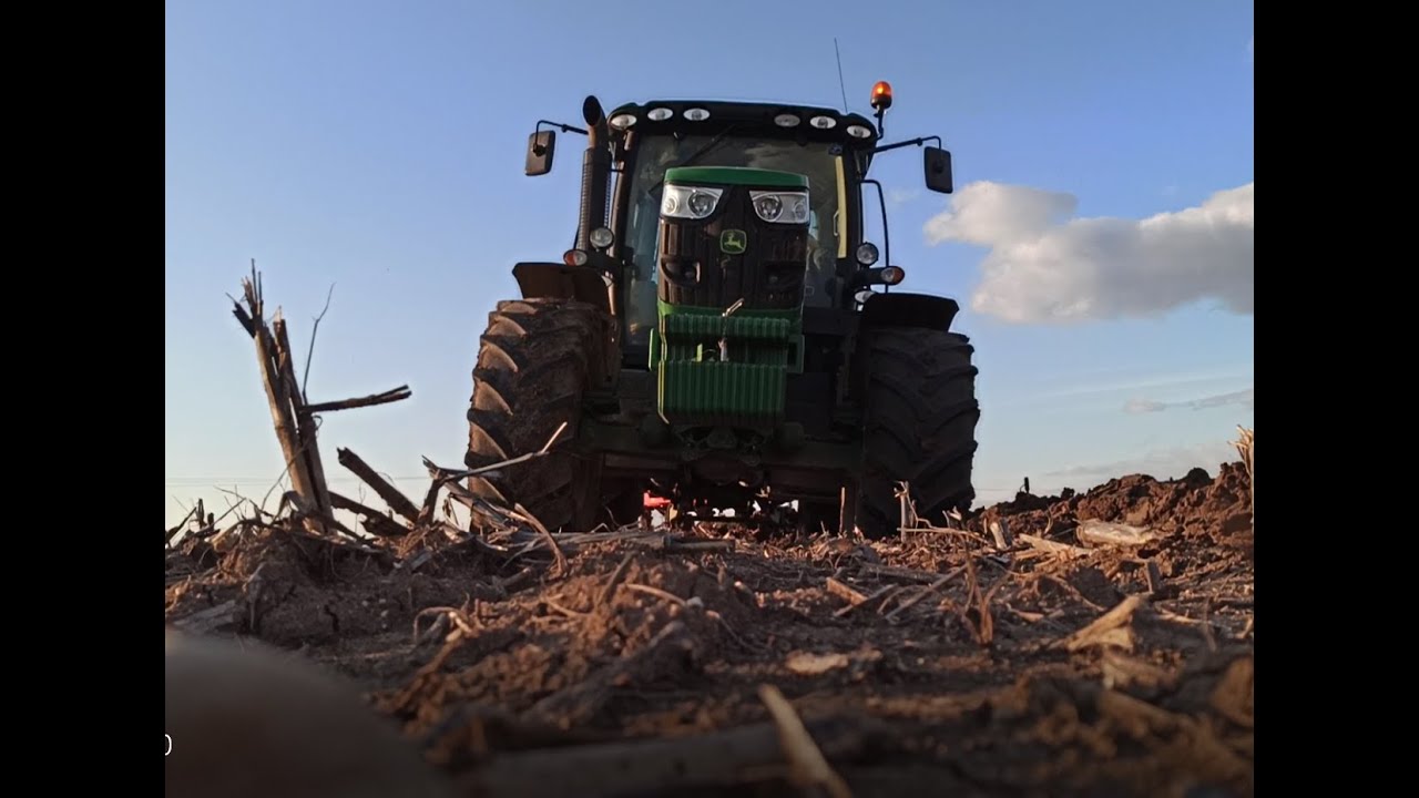 JOHN DEERE 6150R PLOUGHING - ΧΕΙΜΕΡΙΝΟ ΟΡΓΩΜΑ