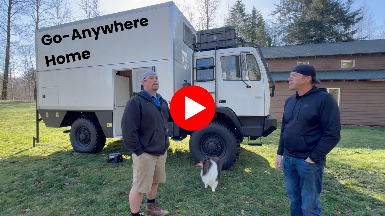 DIY 1998 Stewart Stevenson Military Expedition Vehicle Mobile Home (M1078) FOR SALE