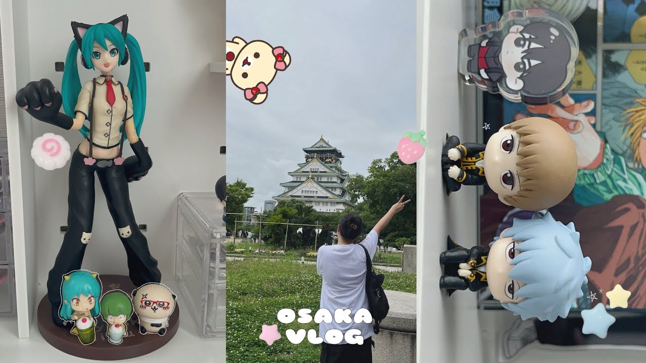 ˚₊‧꒰ა osaka vlog ໒꒱ ‧₊˚ 이 여자는 여행부터 하울까지 모든 걸 다 보여줍니다 | 덴덴타운 • 우메다 • 가챠 • 애니메이트🇯🇵✈️