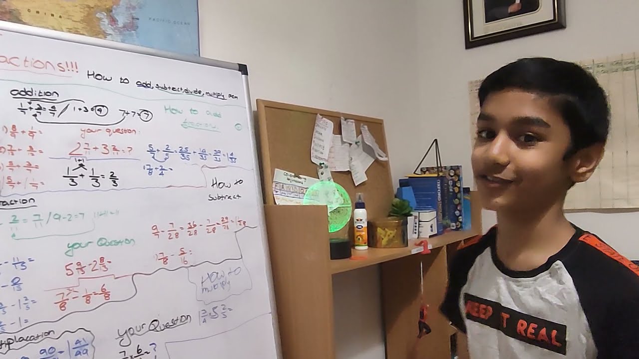 Fractions - 11 Plus study video
