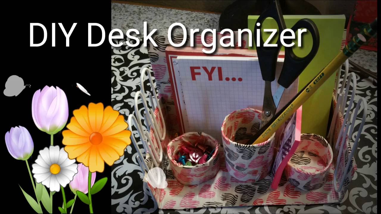 DIY Desk Organizer