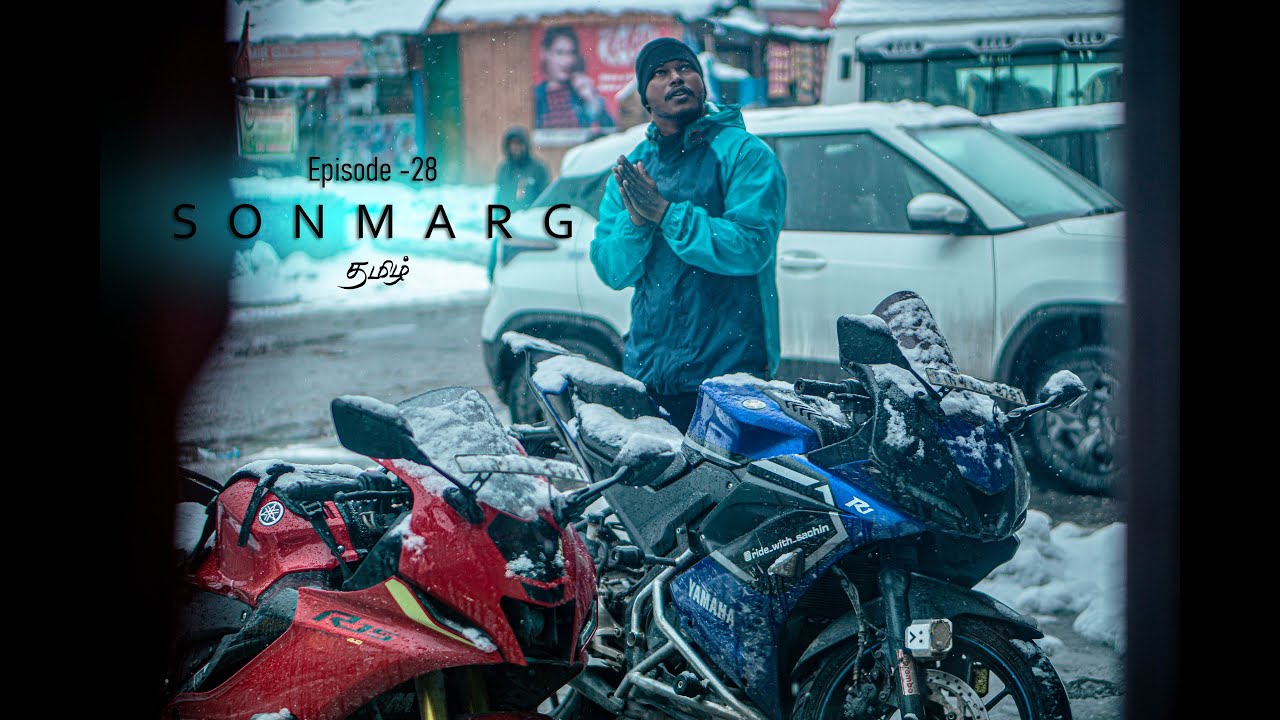 28-EP - SRINAGAR TO SONMARG | Zojila Pass Closed | Ride With Sachin.