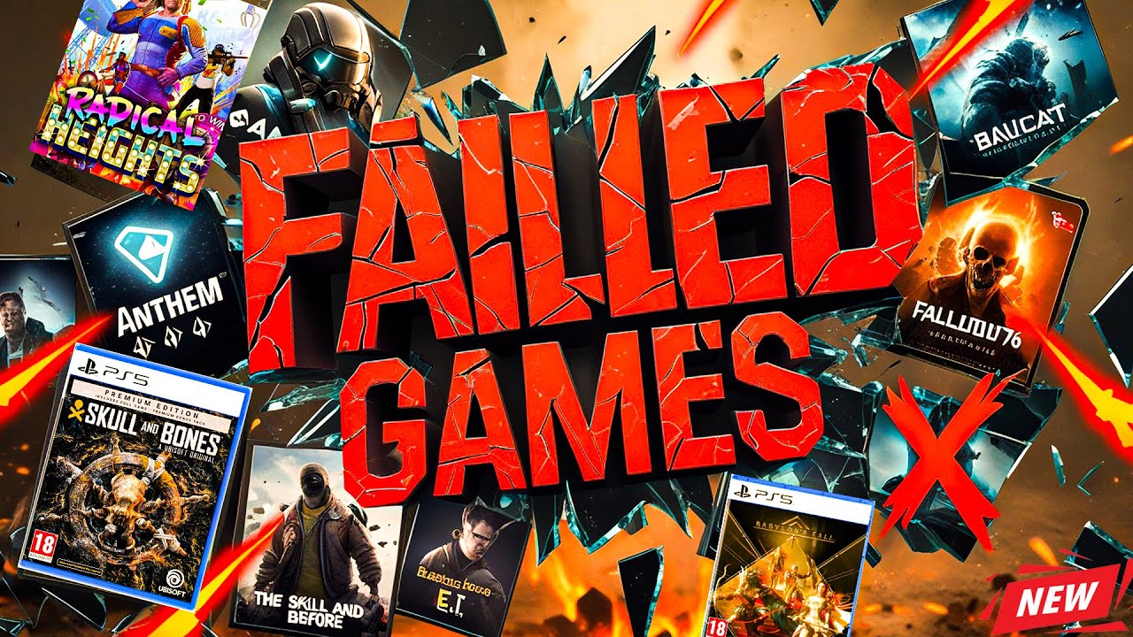 Пять самых крупных игровых провалов! 🎮💔